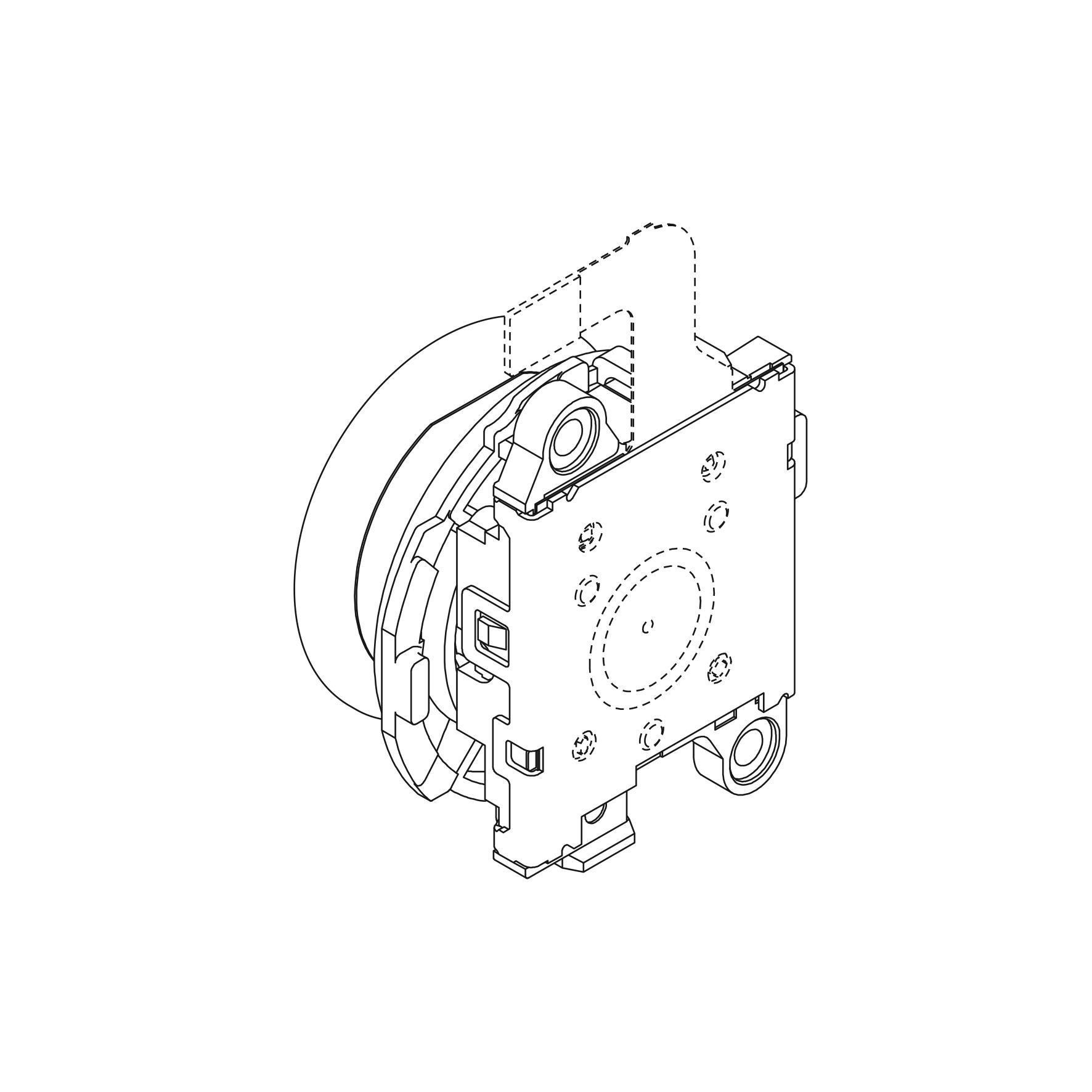 Drawing of Joy-Con 2 analog stick