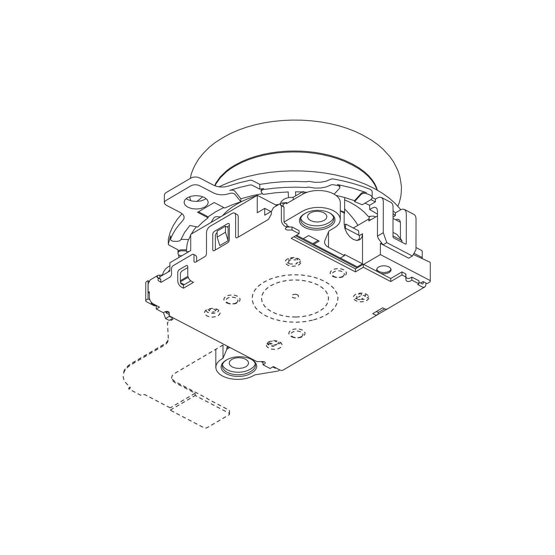 Drawing of Joy-Con 2 analog stick