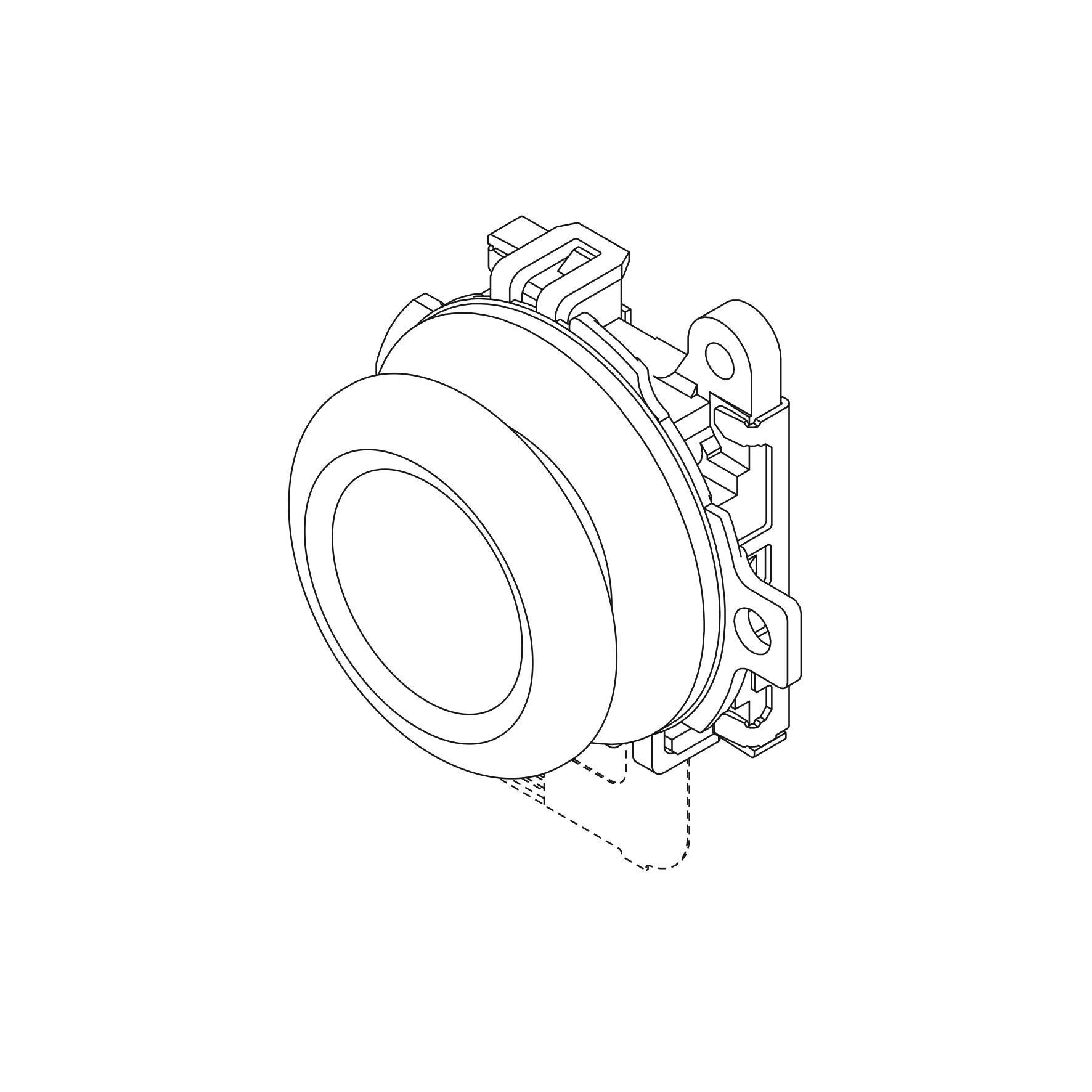 Drawing of Joy-Con 2 analog stick