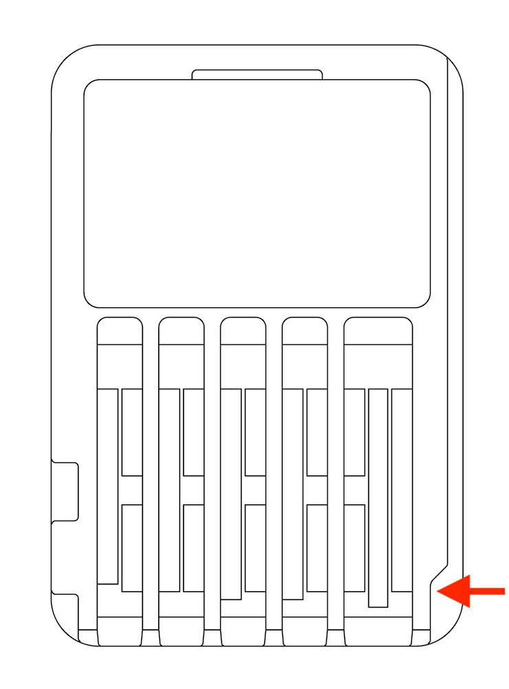 Drawing of Game Card 2, EU design registration 015105426