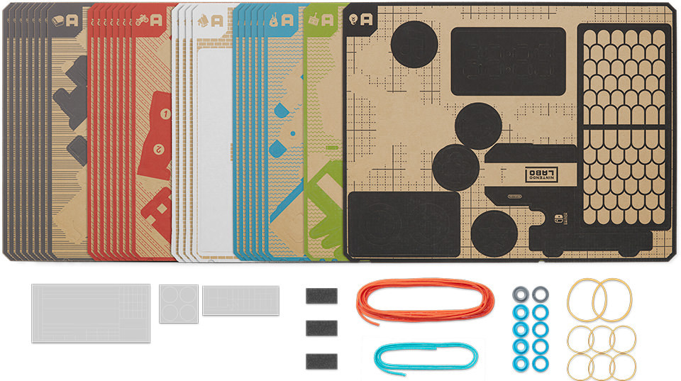 Printed cardboards of the Labo Variety Kit