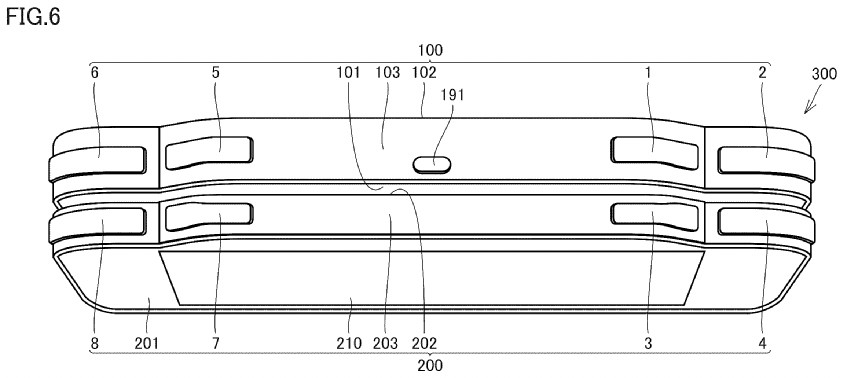 From patent US20250261319: FIG. 6 shows an exemplary illustrative non-limiting drawing of a schematic perspective view showing a configuration of an electronic device according to a second embodiment.