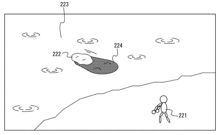 FIG. 19 is a view showing an example of a state where the ice object deforms from the state shown in FIG. 18