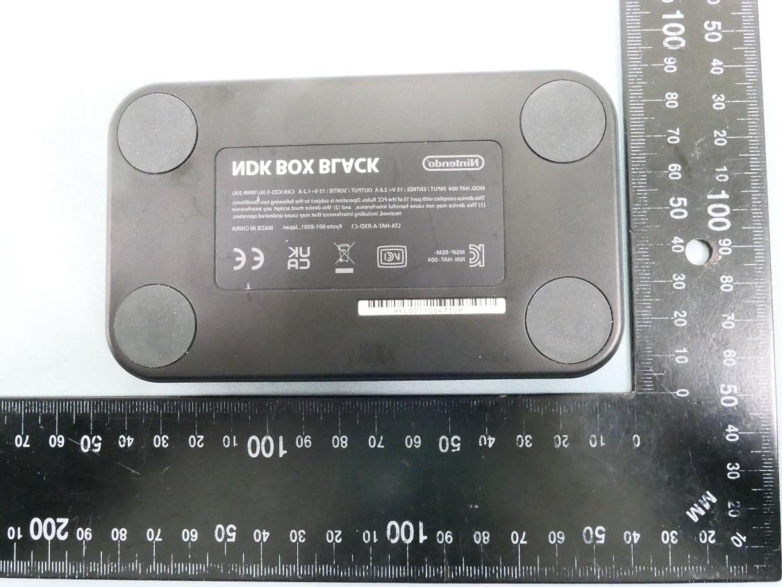 Photo from NCC test report: Bottom side of NDK Box Black