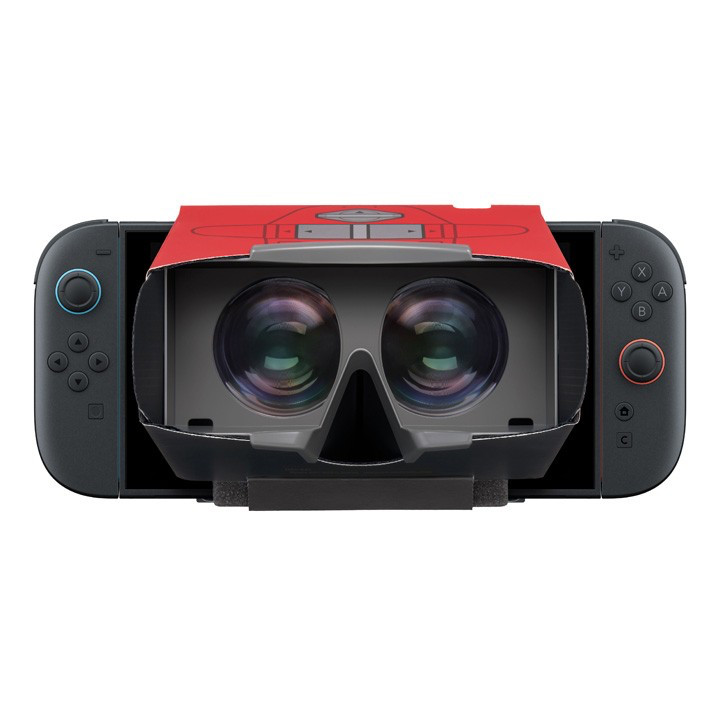 Photo of Virtual Boy cardboard accessory