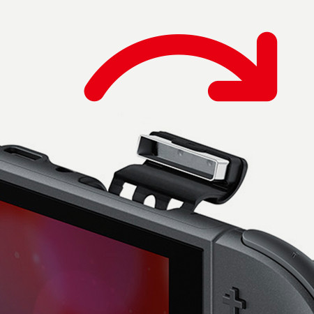Photo of Switch 2 Game Card slot and cover (open)