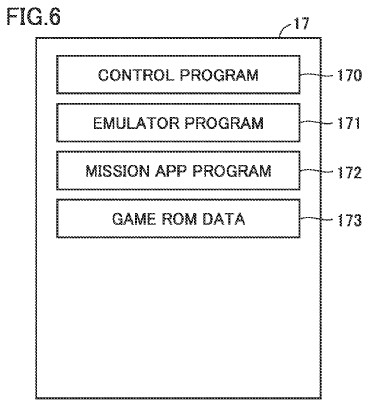 Drawing from patent US20240173627:
FIG. 6 shows an exemplary illustrative non-limiting drawing illustrating a program 17 stored in a storage 13 based on the embodiment.