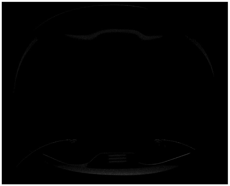 Drawing from patent US 12502603:
FIG. 9B is a mask showing how different lighting effects affect different portions of the helmet. In brief, this object mask defines different effects to be applied to different parts of the virtual object.