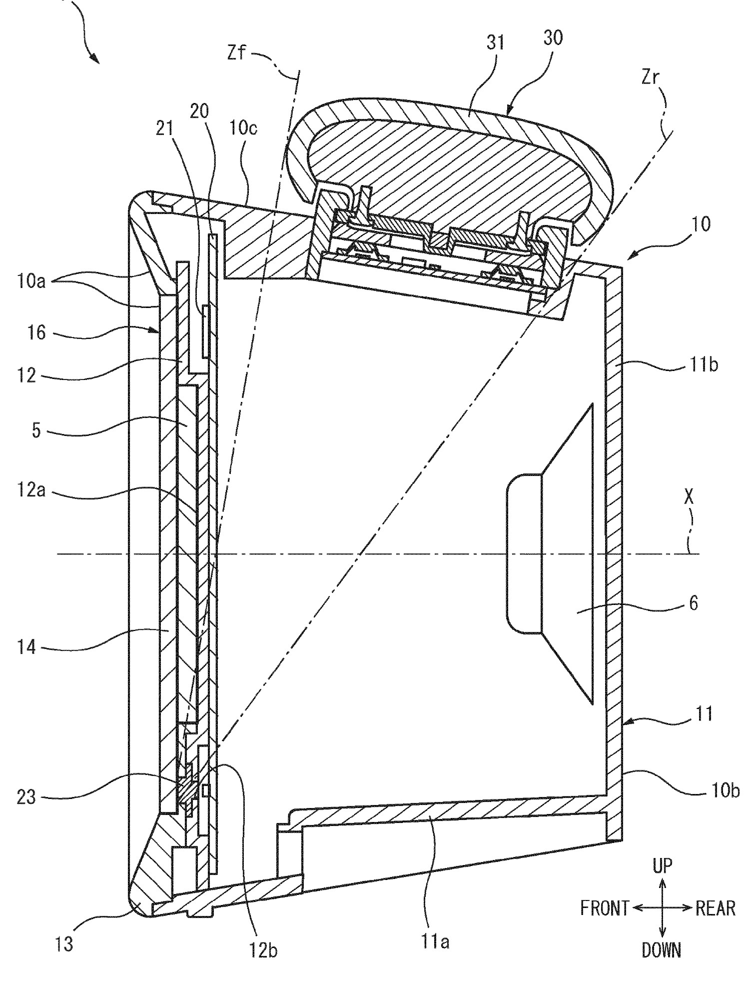 Drawing from patent EP4687012A1:
FIG. 2 is a cross-sectional view of the stationary device as viewed from the right.