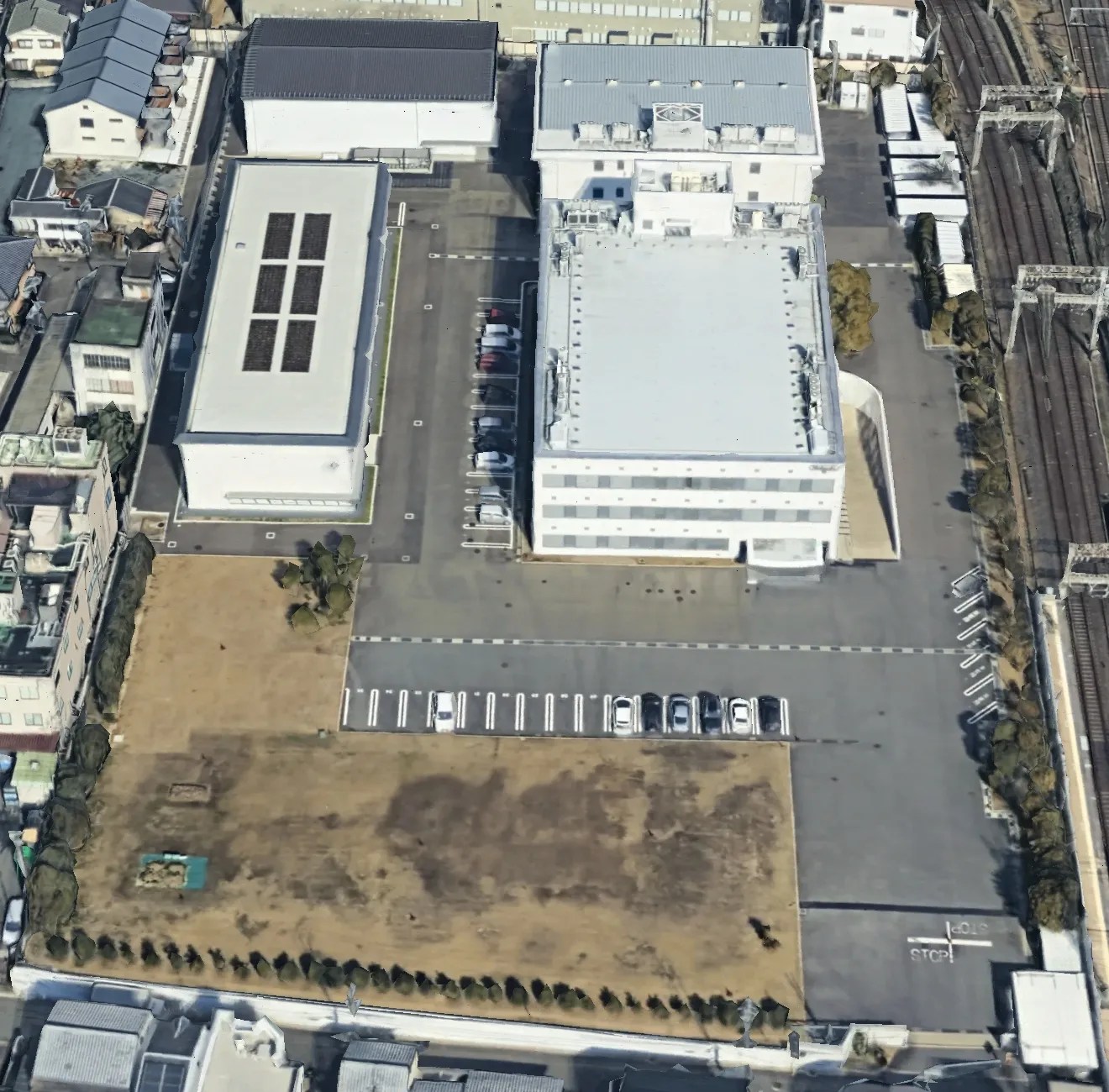 Screenshot of Google Earth rendering of the address