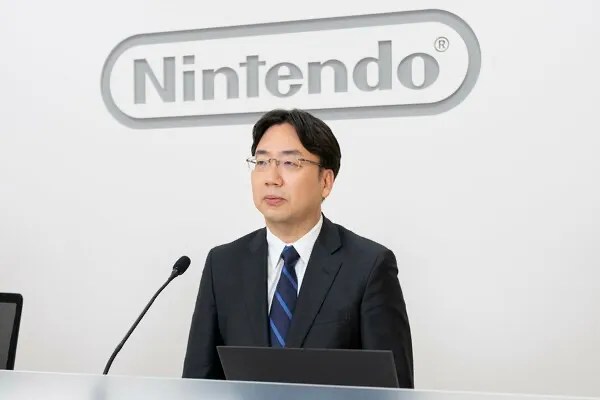Photo of Nintendo President Furukawa at the financial briefing for FY2026-03 (source: Nintendo via Kyoto Shimbun)