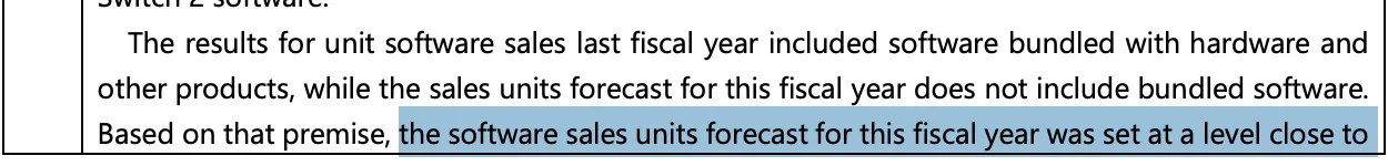 Excerpt part 1 from Nintendo’s Q&A Summary, Financial Results Briefing for Fiscal Year Ended March 2026: The results for unit software sales last fiscal year included software bundled with hardware and other products, while the sales units forecast for this fiscal year does not include bundled software. Based on that premise, the software sales units forecast for this fiscal year was set at a level close to […]