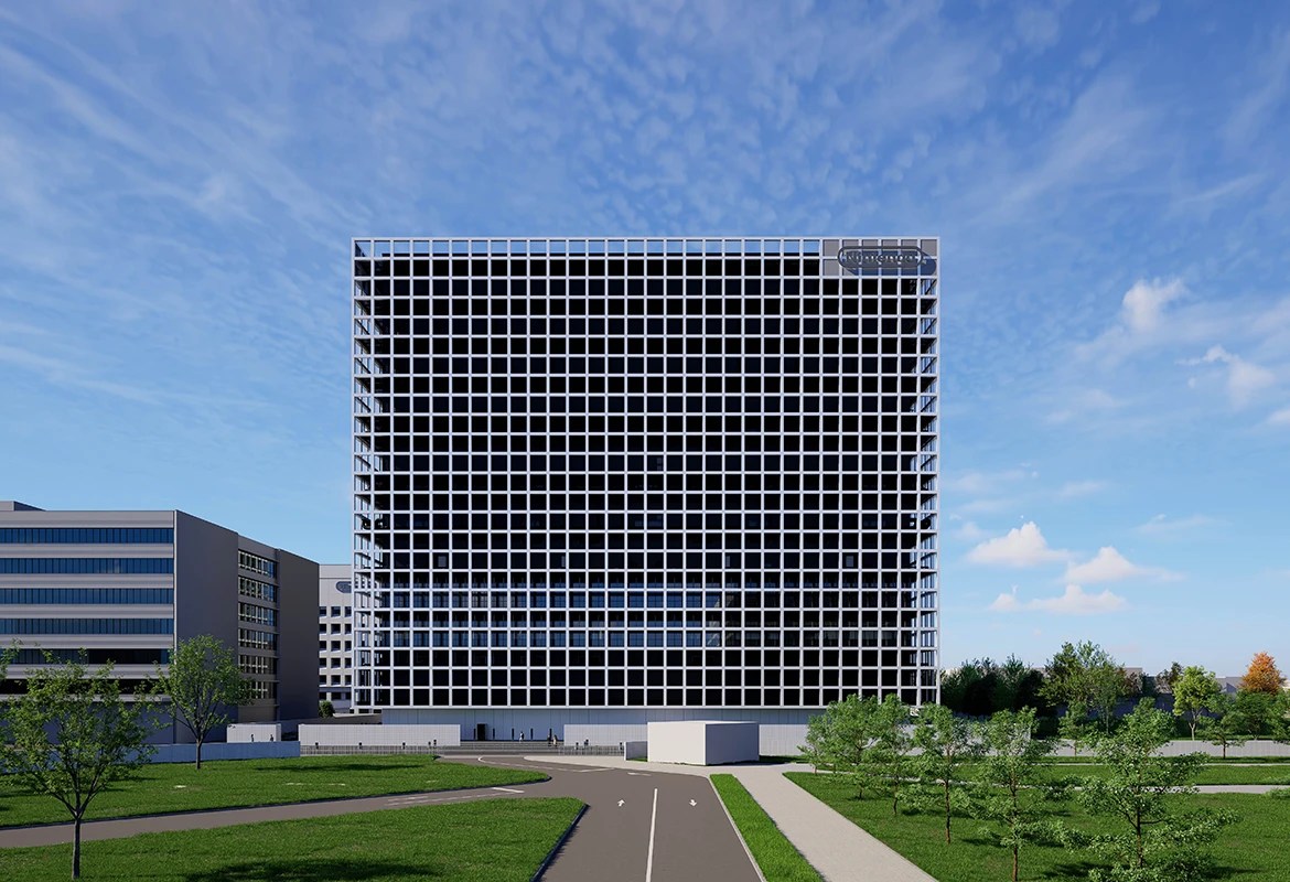 Architecture rendering of Nintendo Co., Ltd. Technology Development Center, 2026 version
https://www.nintendo.co.jp/corporate/release/en/2026/260625.html