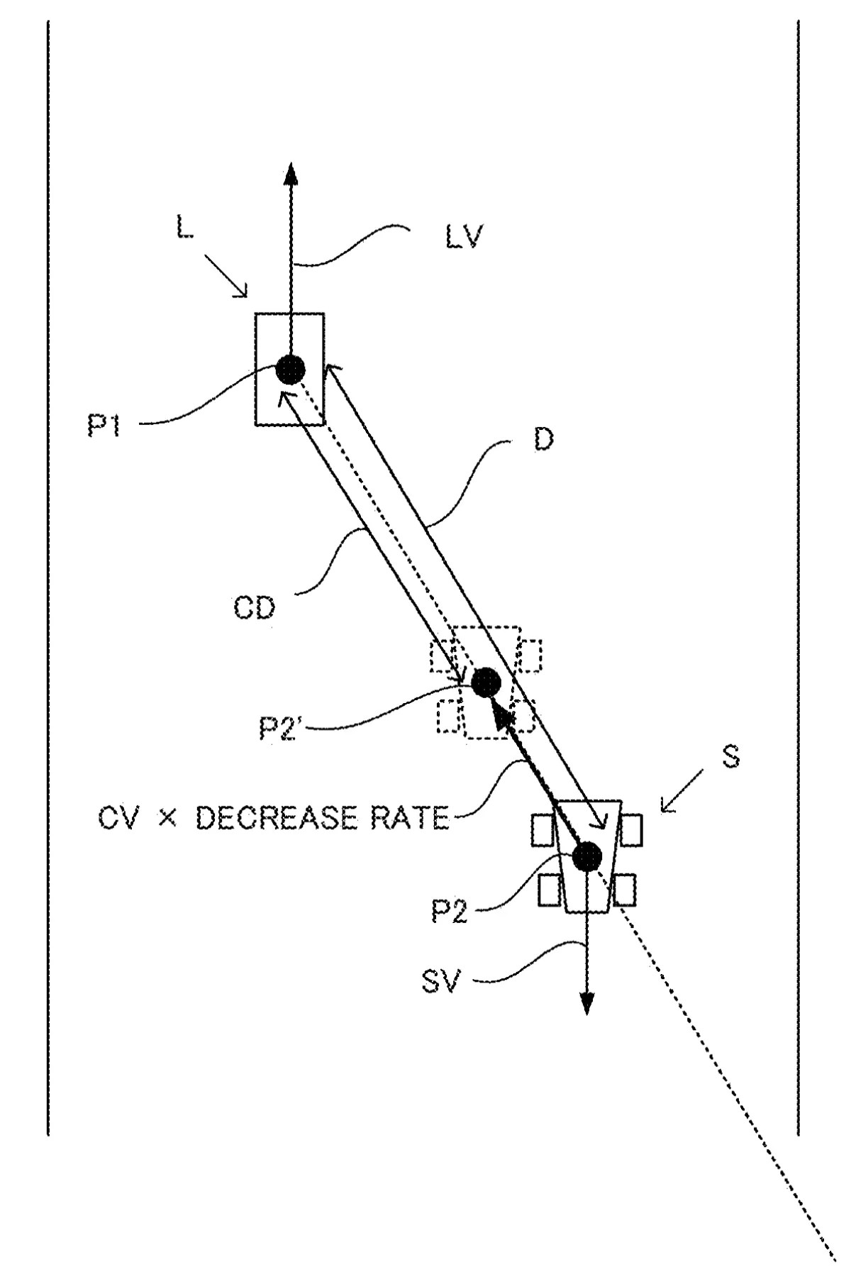 Excerpt from patent application US20260175128: FIG. 5 is an example non-limiting diagram illustrating distance attenuation based on the attenuation reference distance CD calculated by formula (5)