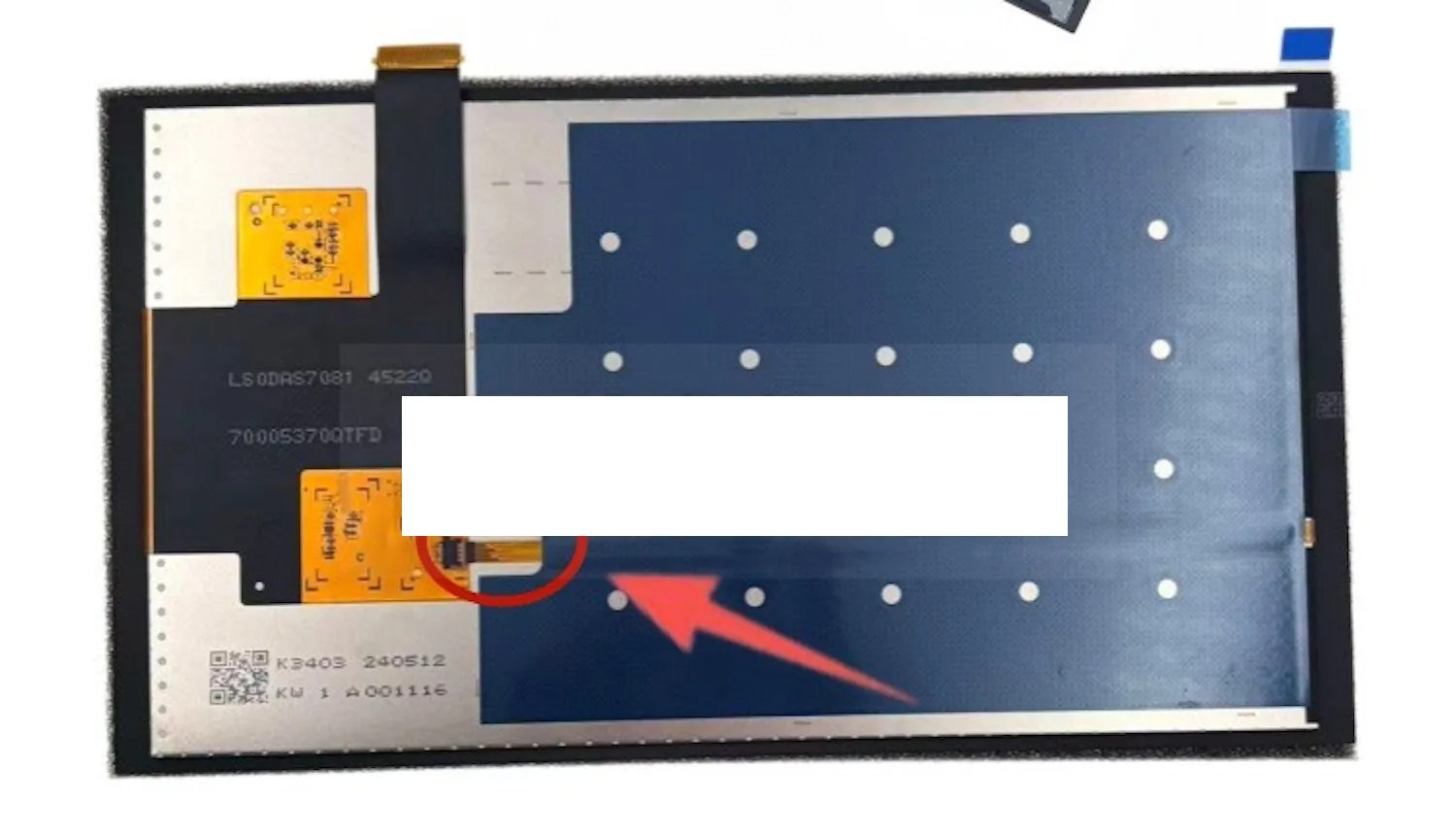 Photo 2 of the LCD panel, back side