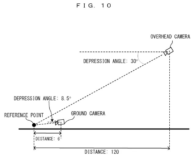 Drawing from patent publication US 20260263929: FIG. 10 illustrates a non-limiting example of a camera mode
