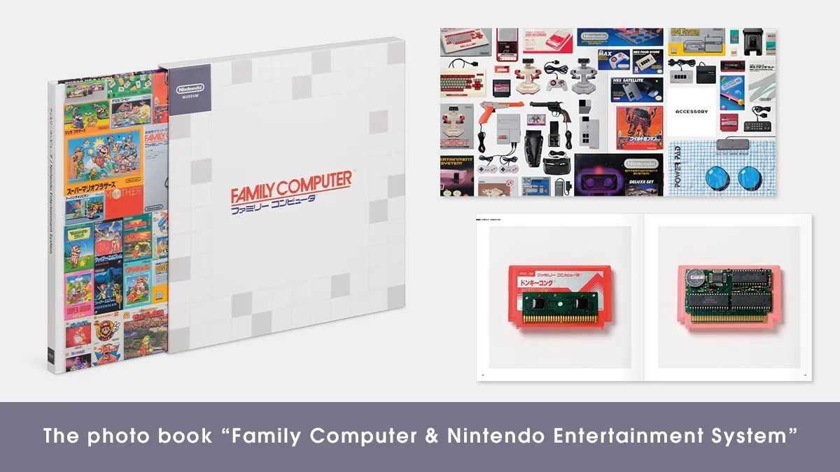 Promo image of photo book “Family Computer & Nintendo Entertainment System” for the Nintendo Museum shop https://x.com/Museum_Nintendo/status/2105613951027597496